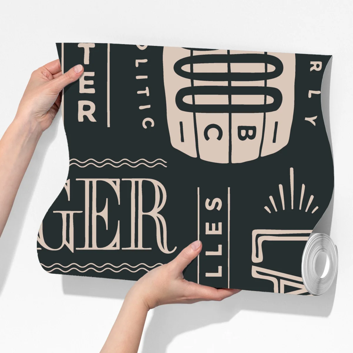 Fototapeta vintage kolaż etykiet piwnych Fototapeta vintage kolaż etykiet piwnych