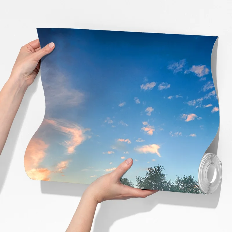 Fototapete nebel bei sonnenaufgang am flussufer Fototapete nebel bei sonnenaufgang am flussufer