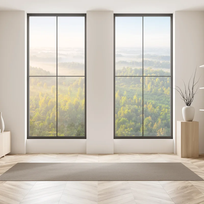 Fensteraufkleber nebliger morgen im sumpf von Zvanets Fensteraufkleber nebliger morgen im sumpf von Zvanets