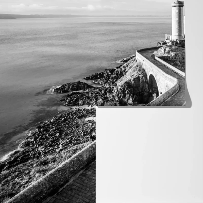 Fototapete leuchtturm auf felsiger küste Fototapete leuchtturm auf felsiger küste