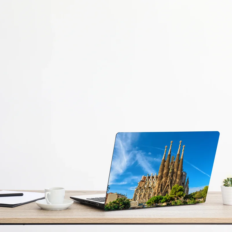 Laptop-Aufkleber Sagrada Familia in Barcelona