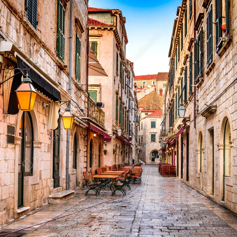 Fototapete Dubrovnik altstadtgasse Fototapete Dubrovnik altstadtgasse