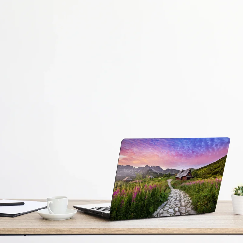 Laptop-Aufkleber sonnenaufgang über Hala Gasienicowa