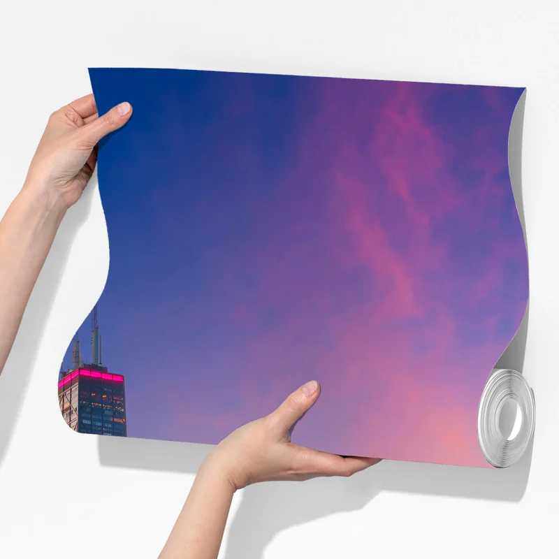 Fototapeta panorama Chicago o zmierzchu Fototapeta panorama Chicago o zmierzchu