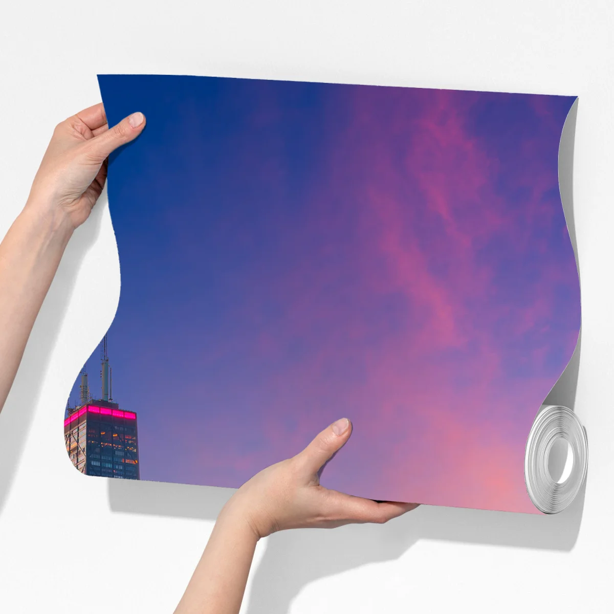 Fototapeta panorama Chicago o zmierzchu Fototapeta panorama Chicago o zmierzchu