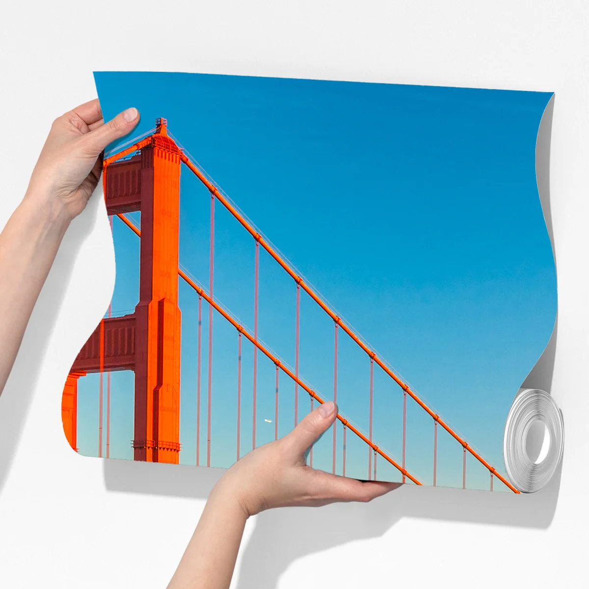 Fototapete Golden Gate bei sonnenuntergang Fototapete Golden Gate bei sonnenuntergang