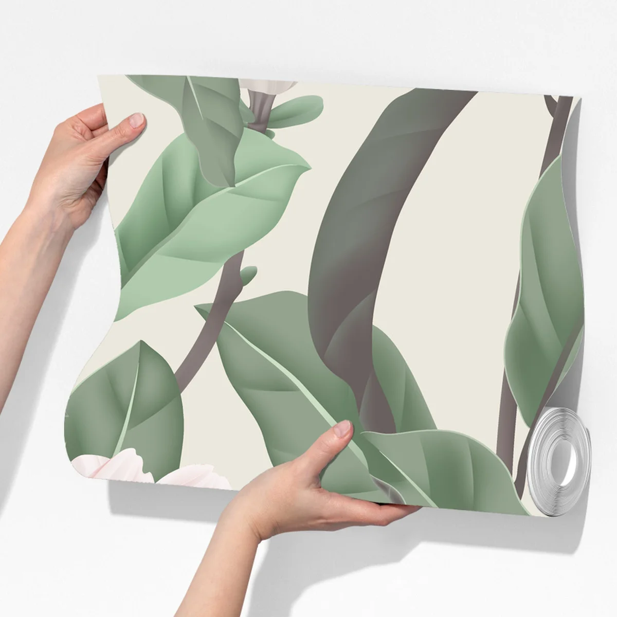 Fototapete pastell magnolienmuster Fototapete pastell magnolienmuster