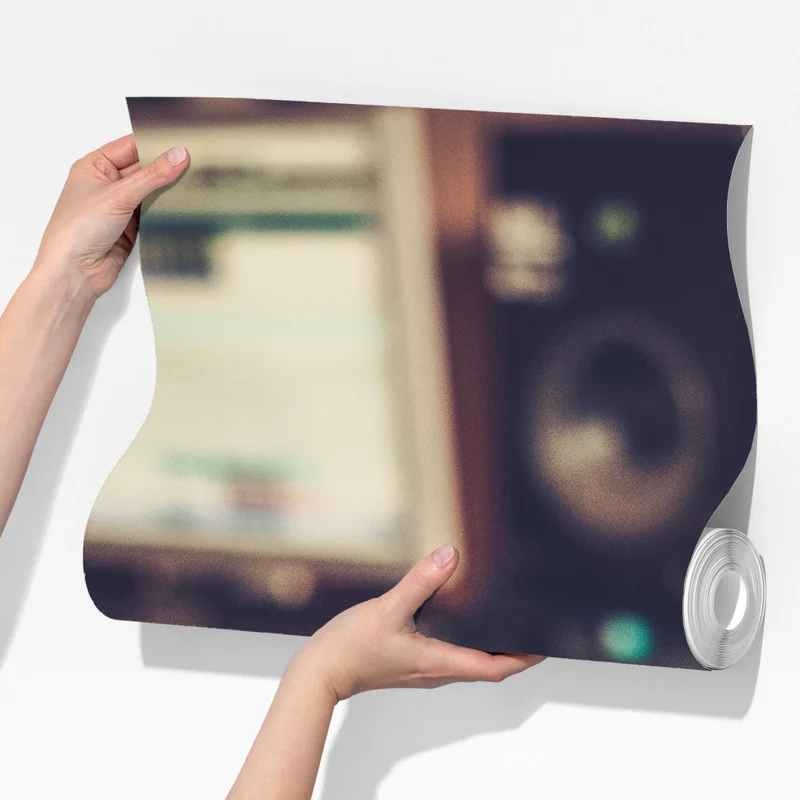 Fototapete vintage aufnahmestudio am mischpult Fototapete vintage aufnahmestudio am mischpult