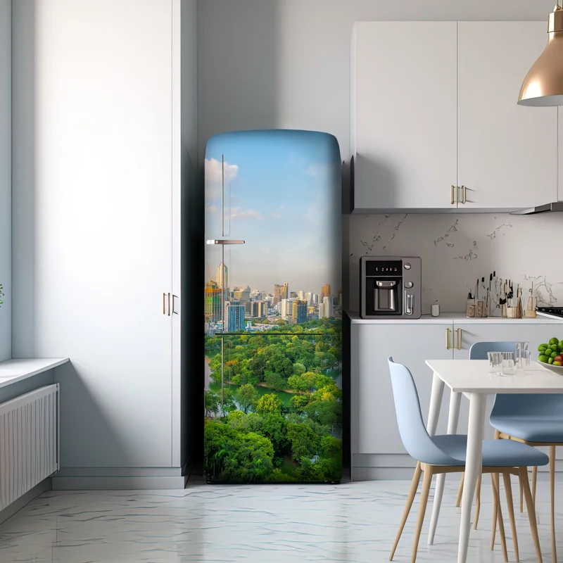 Kühlschrankaufkleber Bangkok skyline über dem Lumpini Park Kühlschrankaufkleber Bangkok skyline über dem Lumpini Park