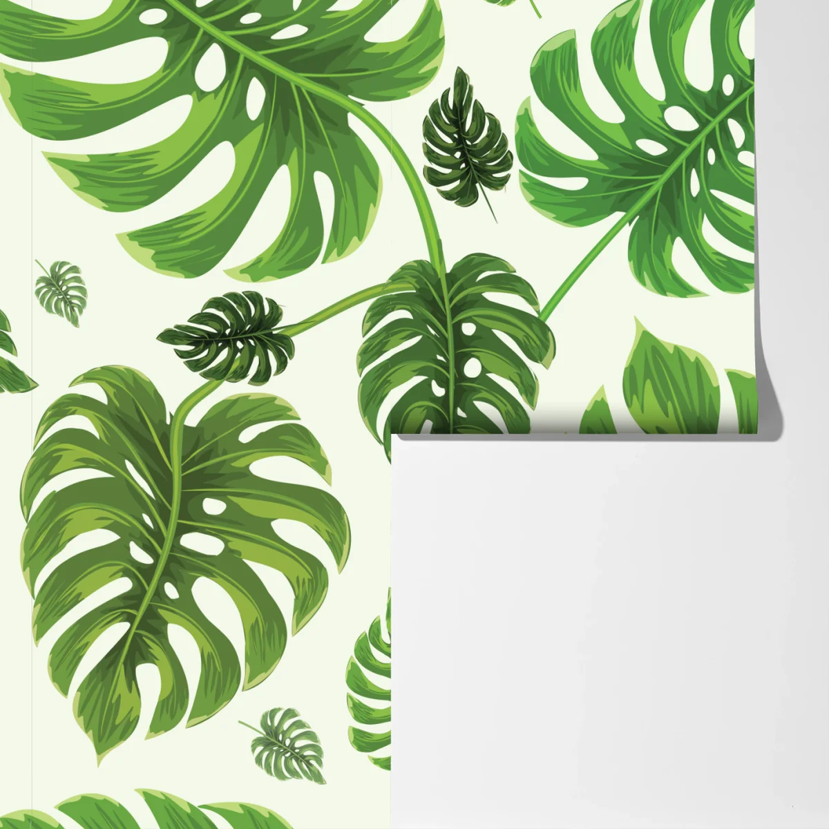 Fototapete tropisches monstera-blattmuster Fototapete tropisches monstera-blattmuster