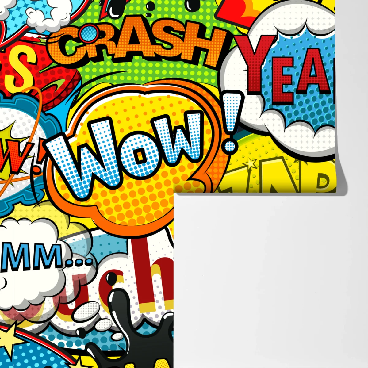 Fototapeta komiksowy pop-art wybuch kolorów Fototapeta komiksowy pop-art wybuch kolorów