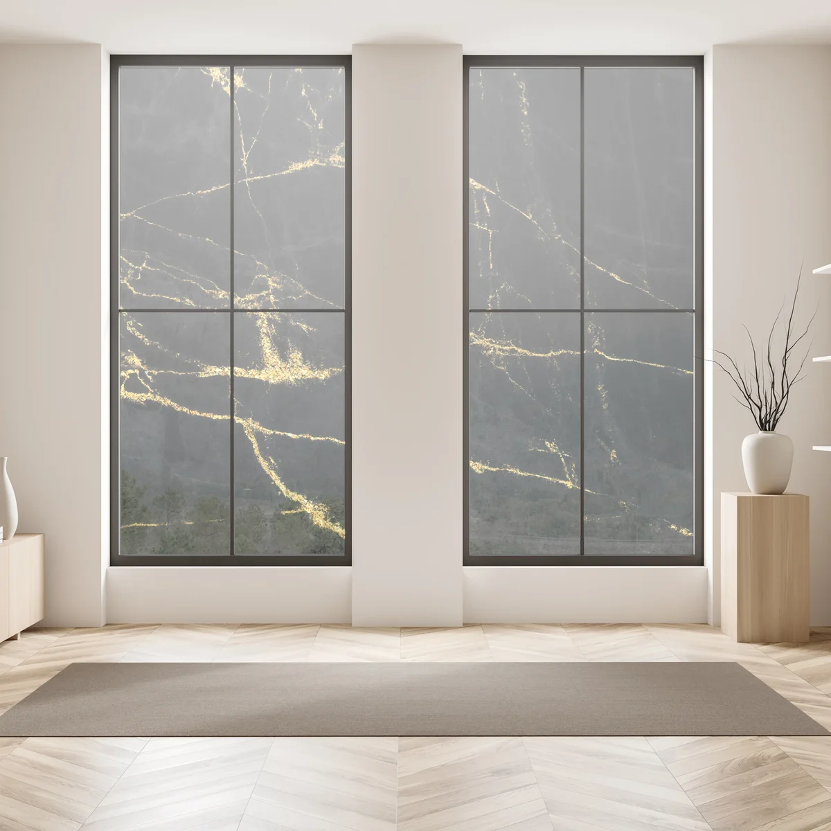 Fensteraufkleber schwarzer marmor mit goldenen adern • Fensteraufkleber bei Wallnifity® Fensteraufkleber schwarzer marmor mit goldenen adern • Fensteraufkleber bei Wallnifity®