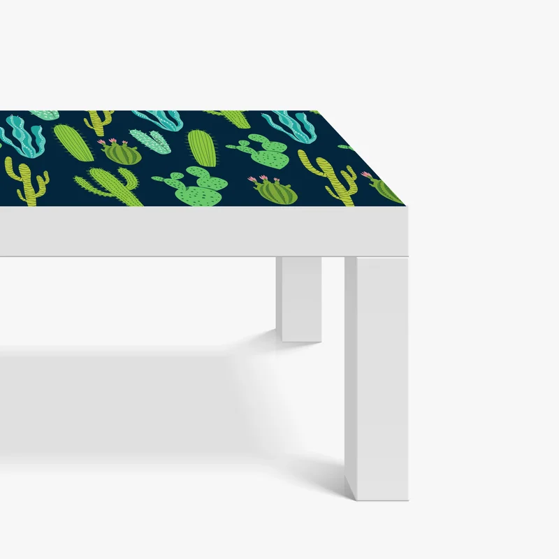 Tischaufkleber und Schreibtischaufkleber kaktus- und sukkulentenmuster