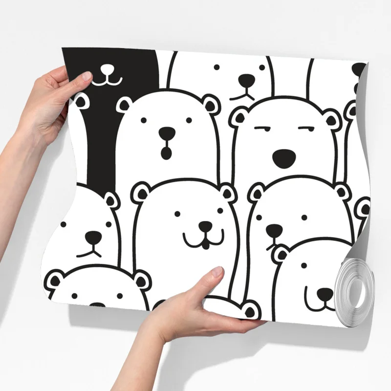 Fototapete niedliches muster mit bären Fototapete niedliches muster mit bären