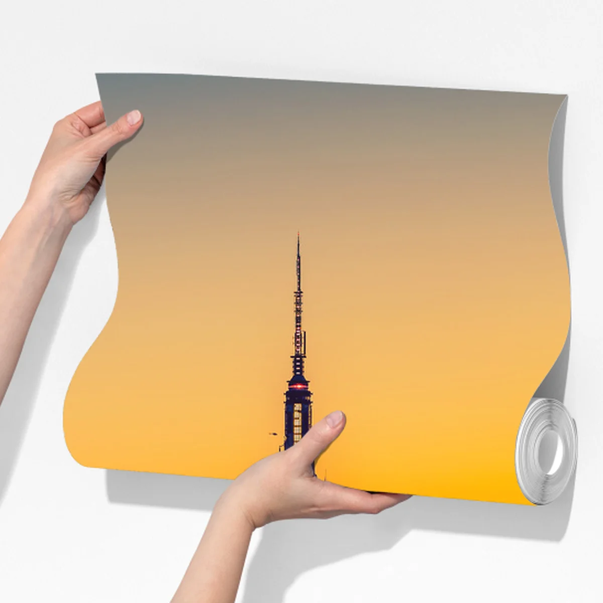 Fototapete sonnenuntergang über New York Fototapete sonnenuntergang über New York