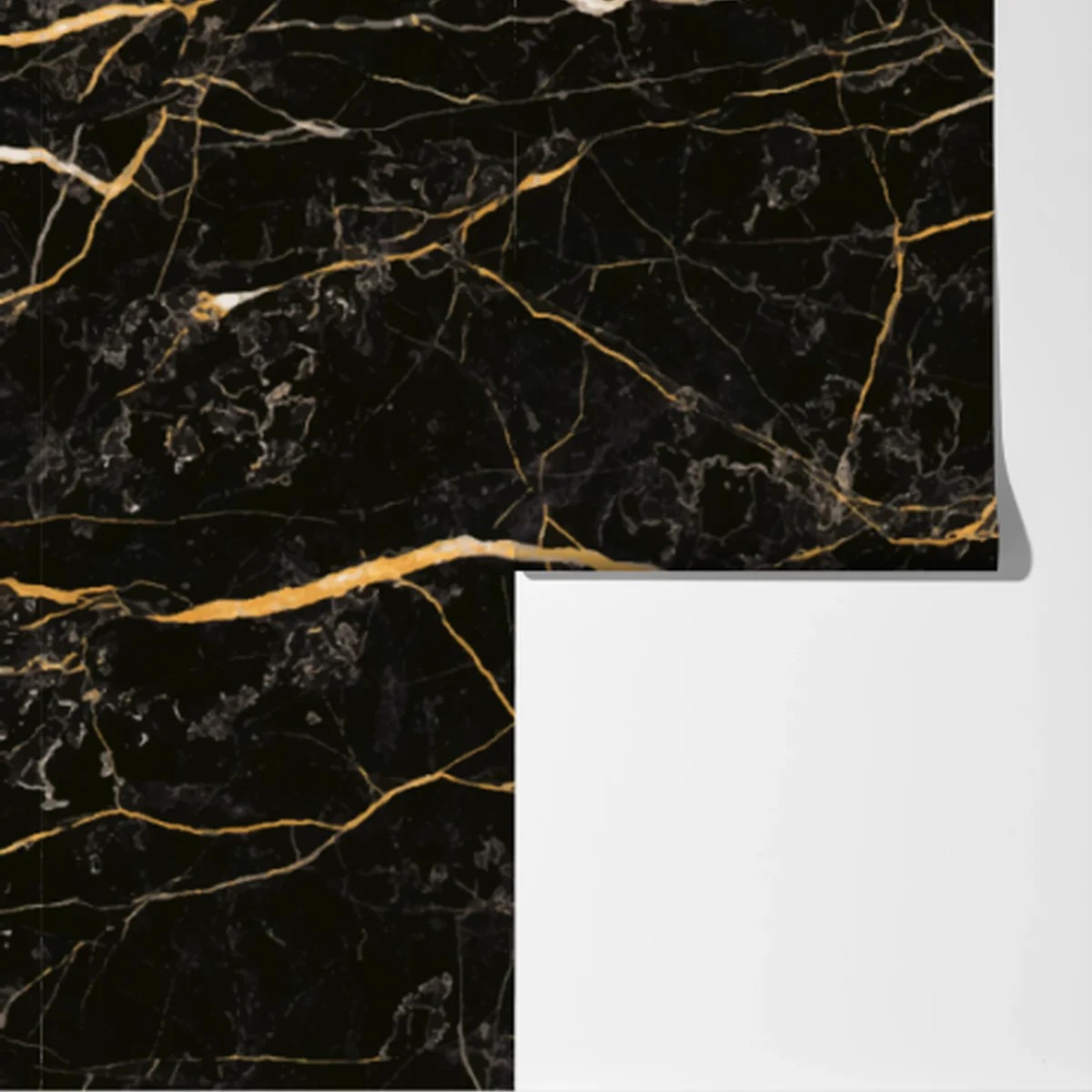 Fototapeta czarny marmur ze złotymi żyłami Fototapeta czarny marmur ze złotymi żyłami