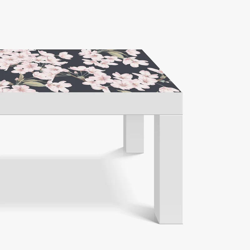 Tischaufkleber und Schreibtischaufkleber zartes kirschblütenmuster