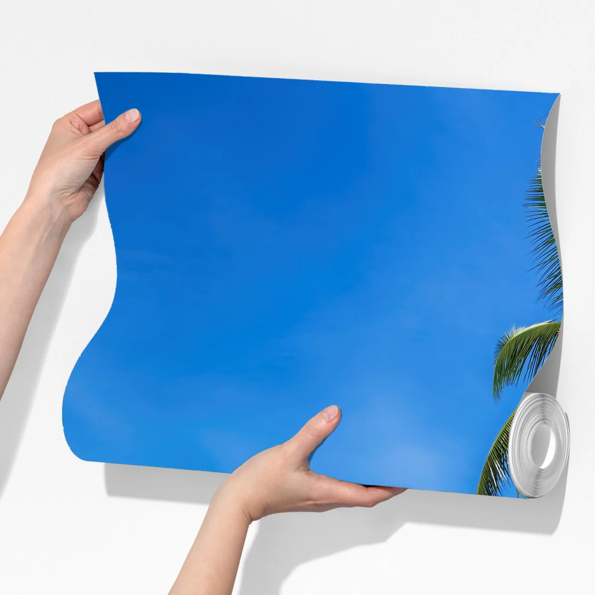 Fototapeta tropikalna plaża z palmami Fototapeta tropikalna plaża z palmami