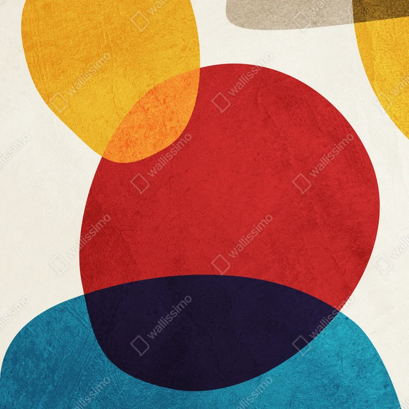 Poster kraftvolle geometrische farbkomposition • Poster bei Wallnifity® Poster kraftvolle geometrische farbkomposition • Poster bei Wallnifity®