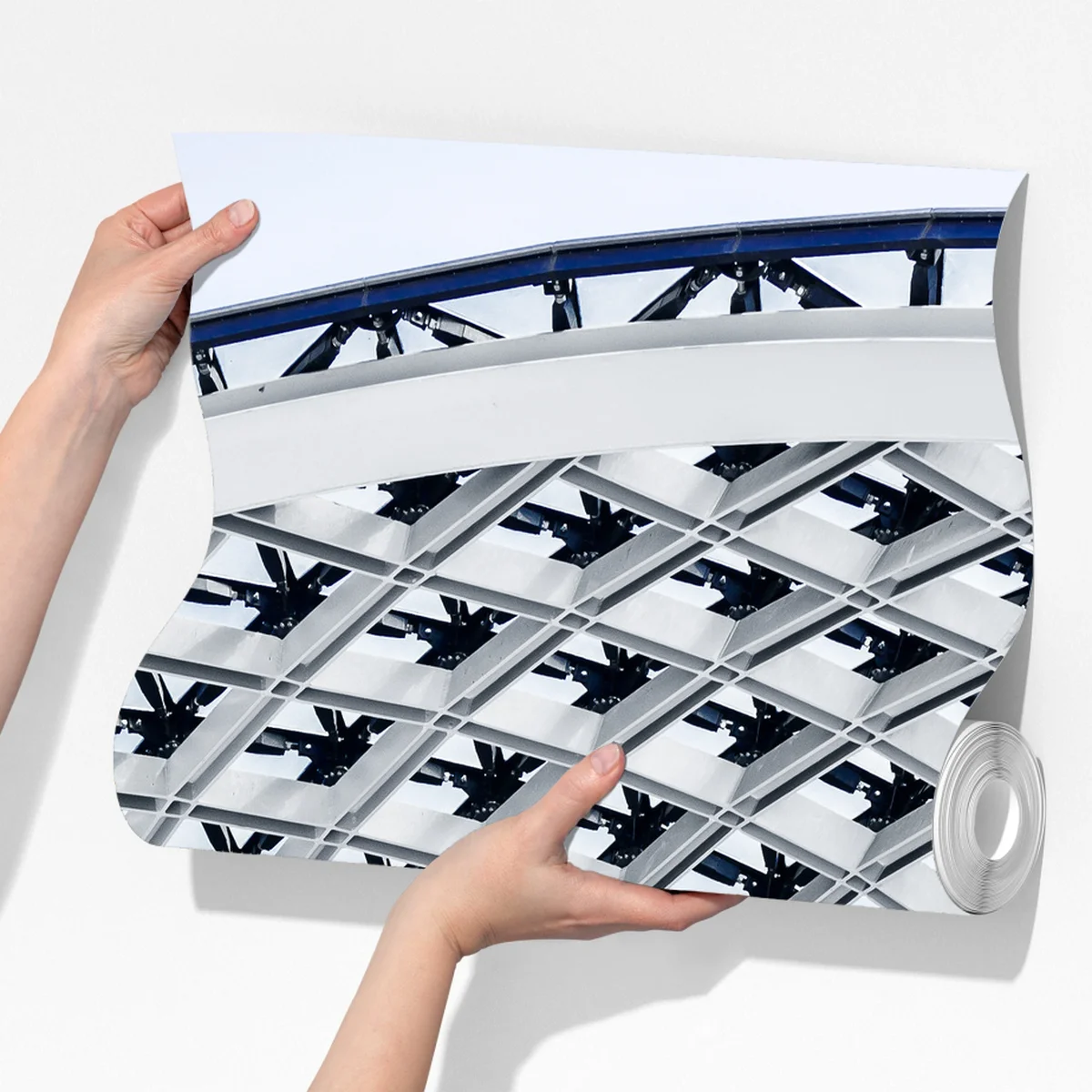 Fototapeta geometryczny łuk nowoczesnej architektury Fototapeta geometryczny łuk nowoczesnej architektury