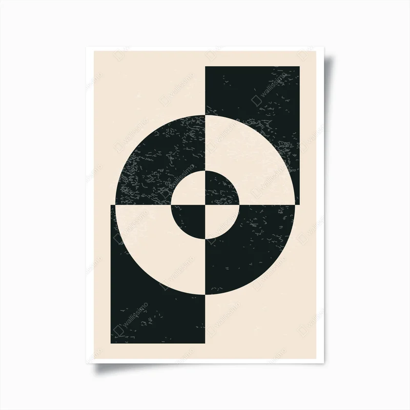 Poster minimalistisches geometrisches kreis-plakat • Poster bei Wallnifity® Poster minimalistisches geometrisches kreis-plakat • Poster bei Wallnifity®
