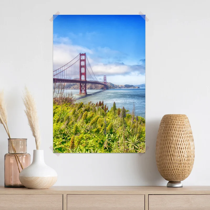 Poster Golden Gate über der Bucht von San Francisco Poster Golden Gate über der Bucht von San Francisco