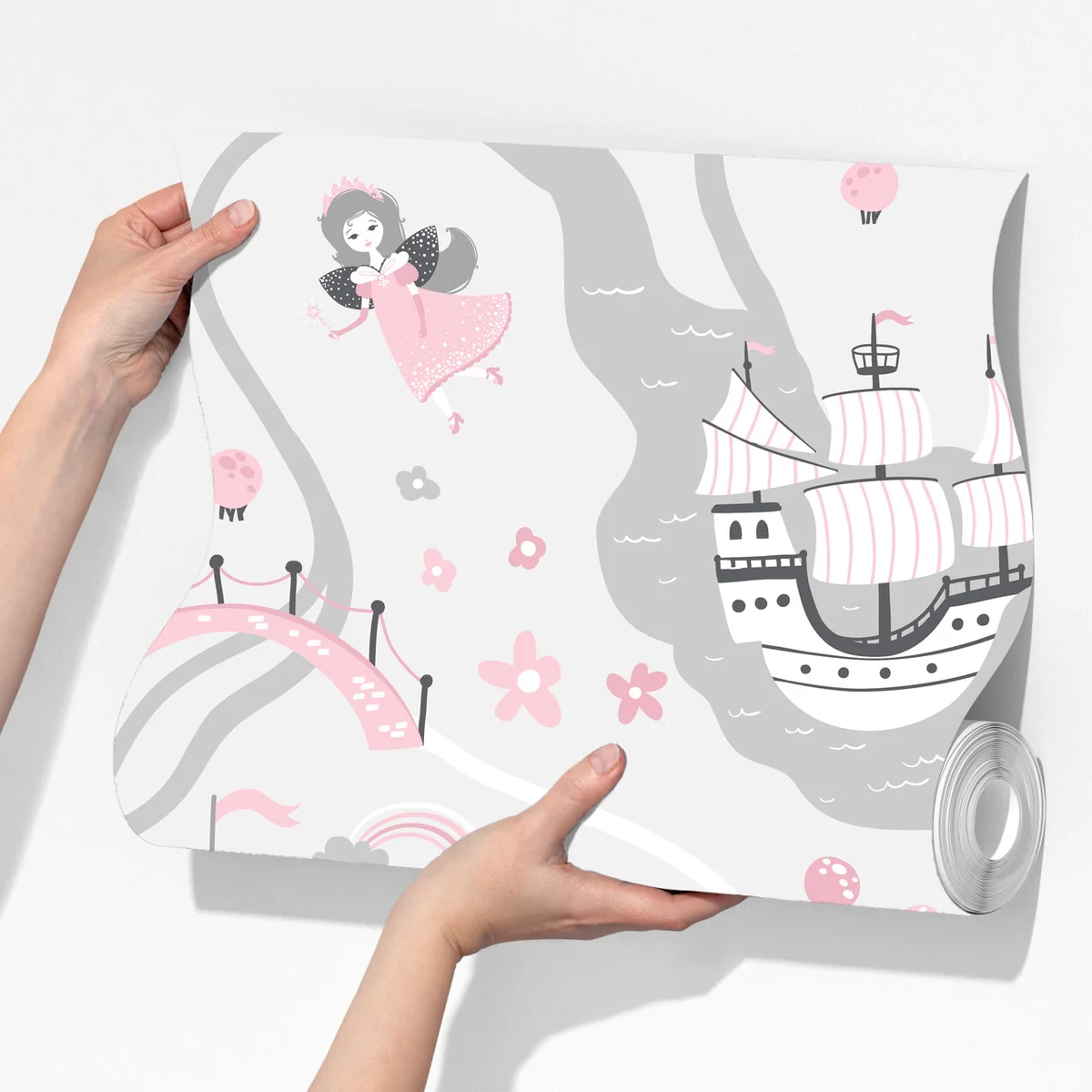 Fototapeta pastelowa mapa baśniowa Fototapeta pastelowa mapa baśniowa