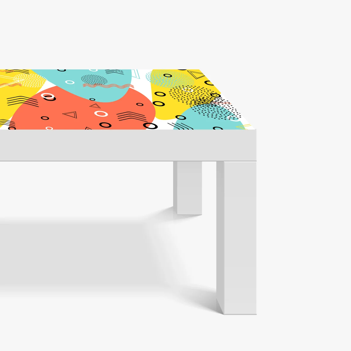 Tischaufkleber und Schreibtischaufkleber farbenfrohes geometrisches muster Tischaufkleber und Schreibtischaufkleber farbenfrohes geometrisches muster