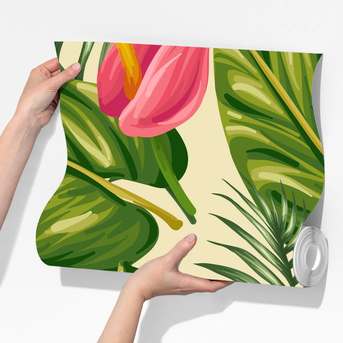 Fototapete tropisches botanisches muster mit tukan Fototapete tropisches botanisches muster mit tukan