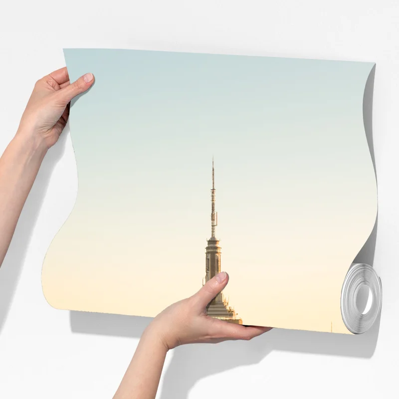 Fototapeta panorama Nowego Jorku o złotej porze Fototapeta panorama Nowego Jorku o złotej porze