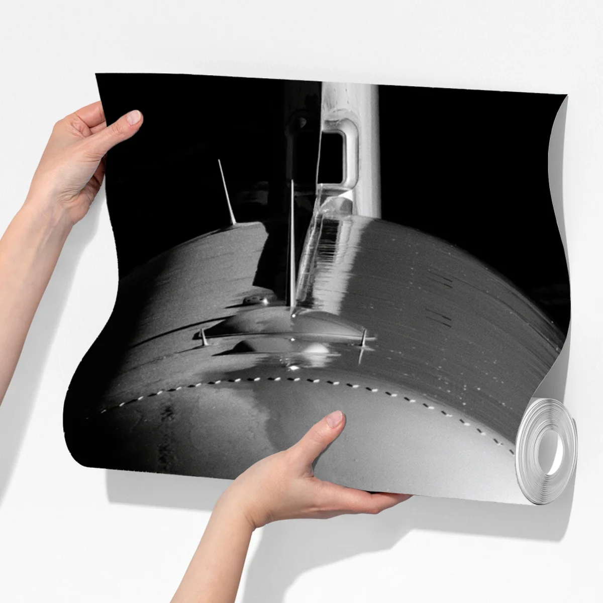 Fototapeta monochromatyczny przód prywatnego odrzutowca Fototapeta monochromatyczny przód prywatnego odrzutowca