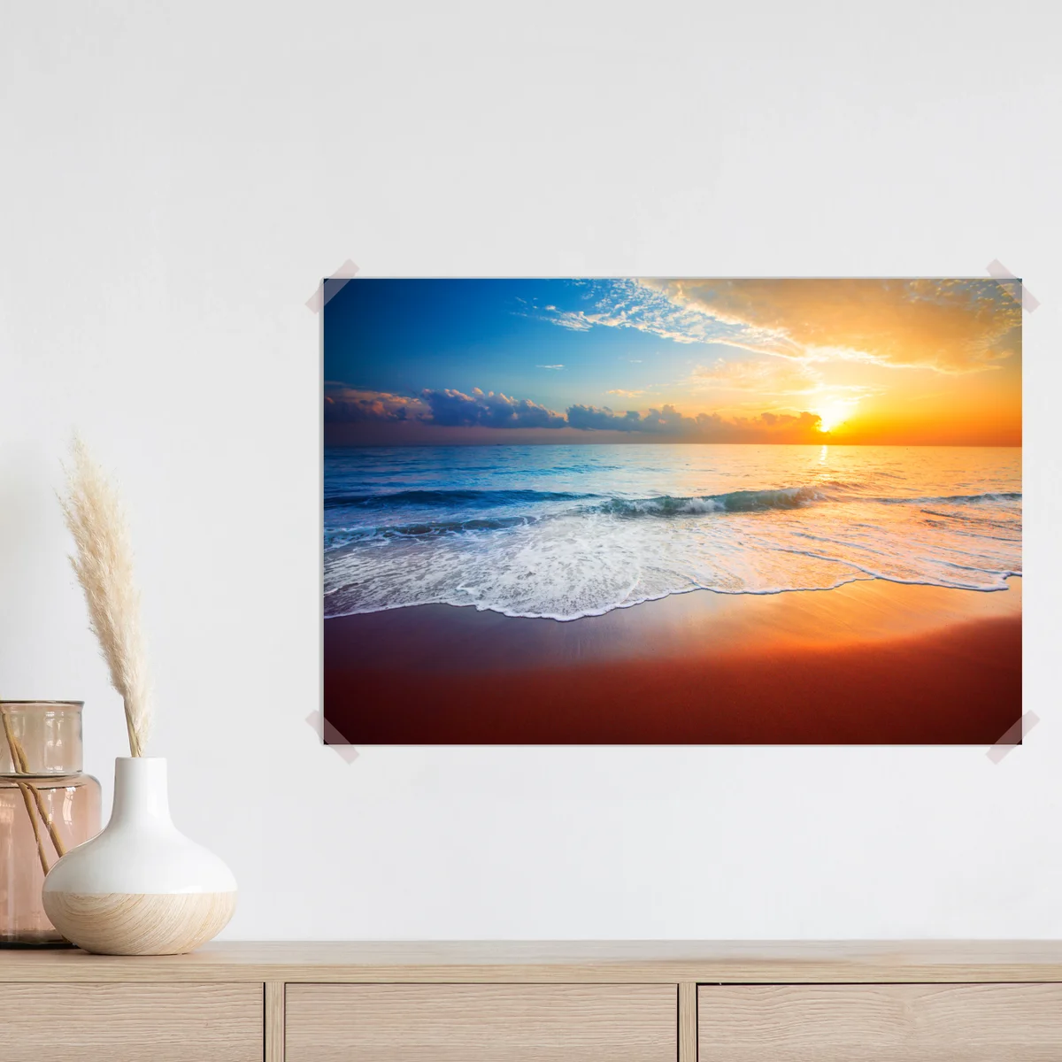 Poster ruhiger sonnenuntergang über dem meer Poster ruhiger sonnenuntergang über dem meer