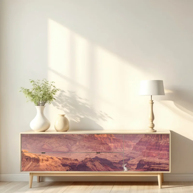 Repositionierbarer Aufkleber Grand Canyon sonnenuntergang panorama