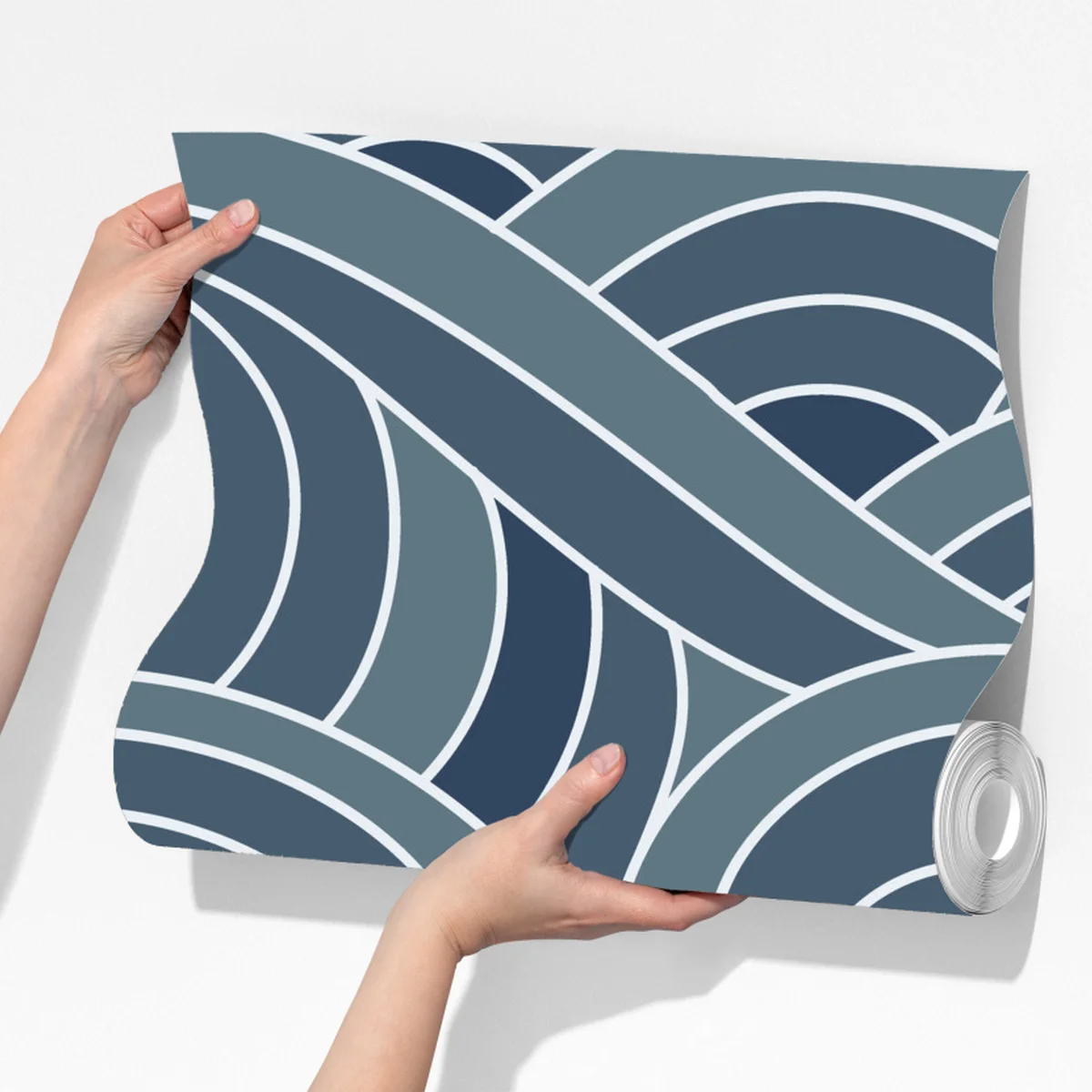 Fototapete stilisiertes wellenmuster Fototapete stilisiertes wellenmuster