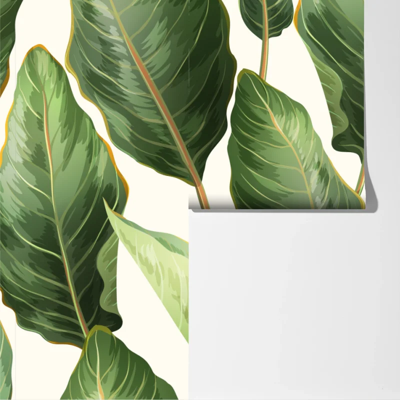 Fototapete tropisches bananenblattmuster Fototapete tropisches bananenblattmuster