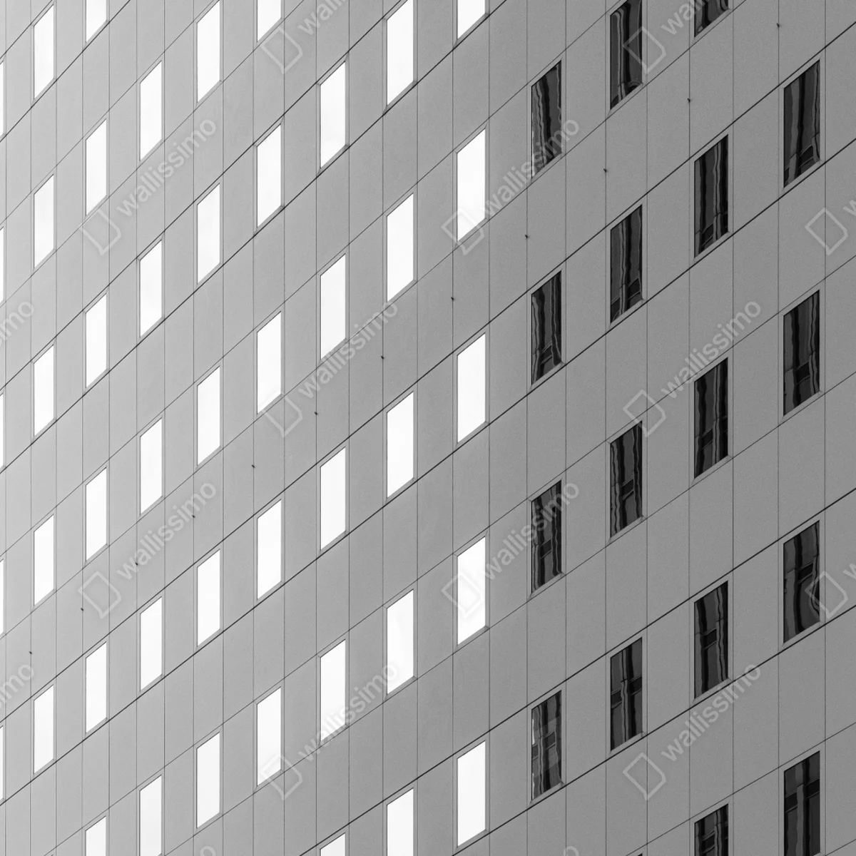 Leinwandbild minimalistische fassadenstruktur mit geometrischem muster Leinwandbild minimalistische fassadenstruktur mit geometrischem muster