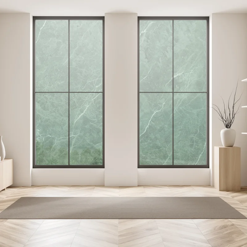 Fensteraufkleber grüne marmortextur