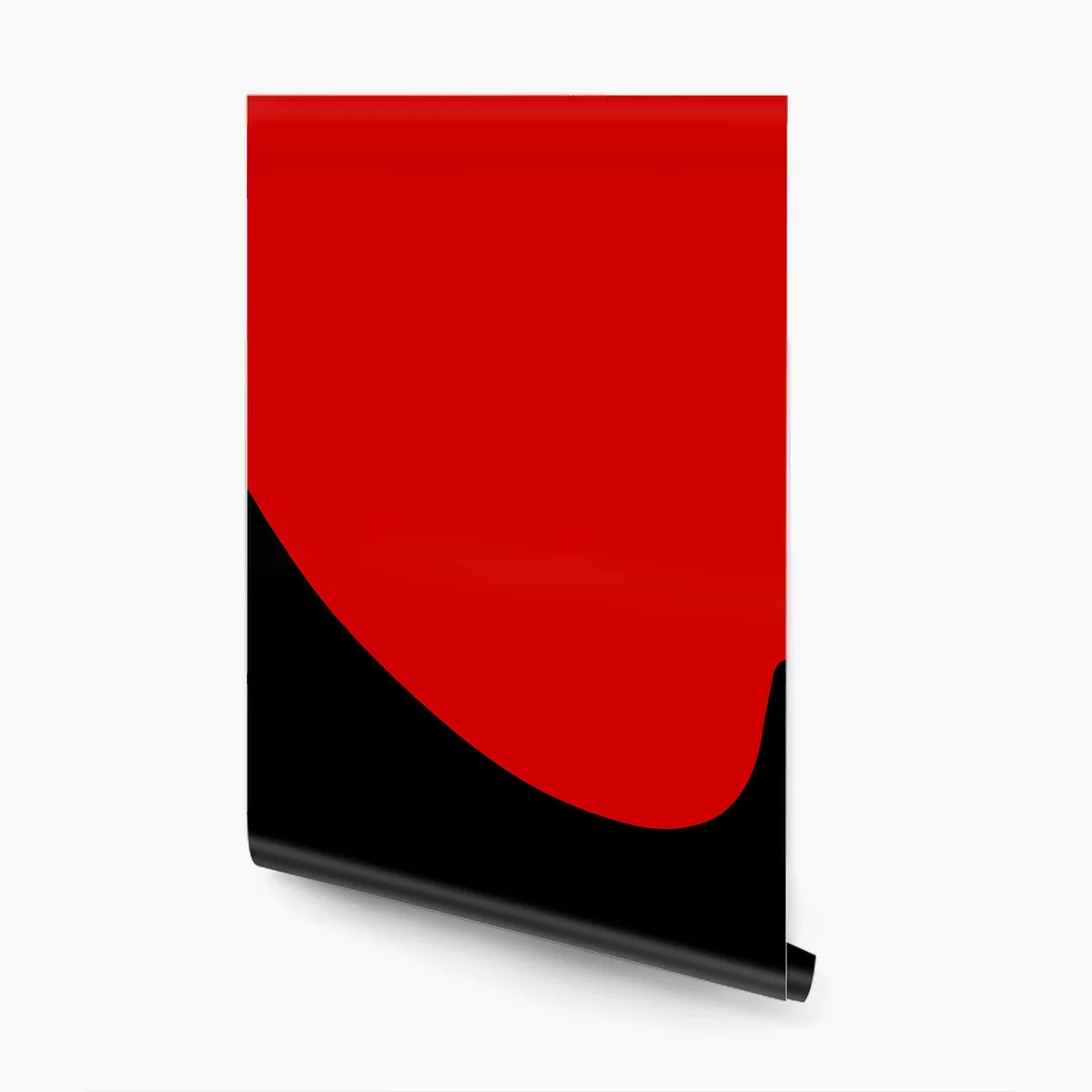 Fototapete kräftige rot-schwarze silhouette Fototapete kräftige rot-schwarze silhouette