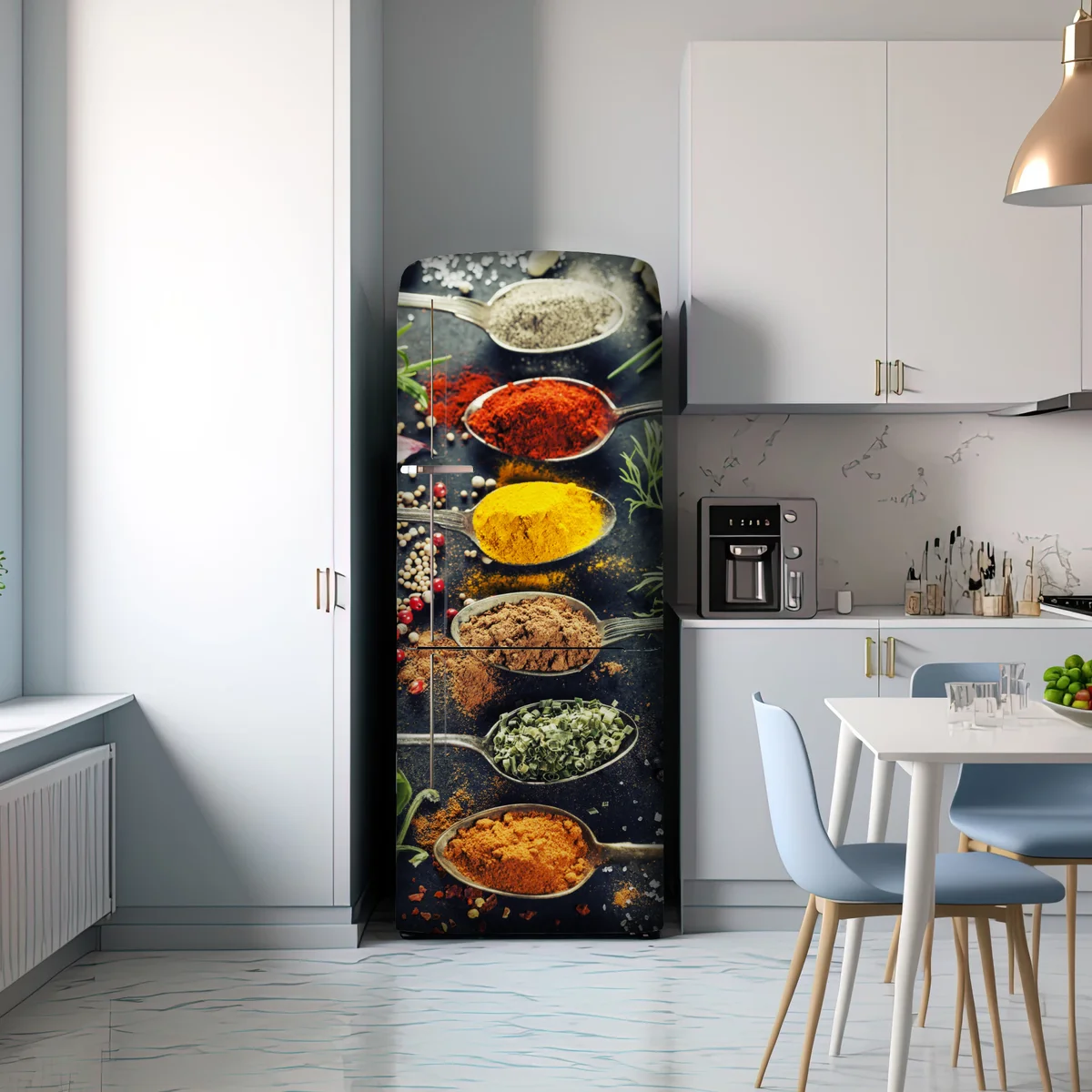Kühlschrankaufkleber komposition aus gewürzen und kräutern Kühlschrankaufkleber komposition aus gewürzen und kräutern