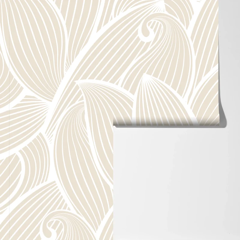 Fototapete zartes beige botanisches muster Fototapete zartes beige botanisches muster