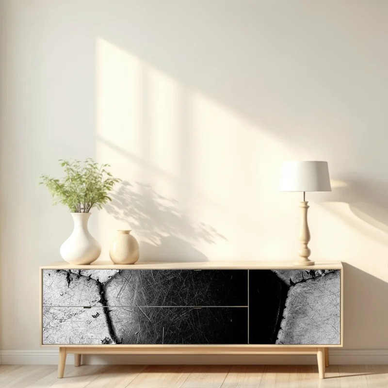 Repositionierbarer Aufkleber abgenutzter fußball - nahaufnahme