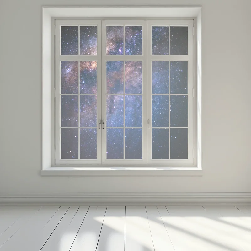 Fensteraufkleber milchstraße galaxie nachthimmel