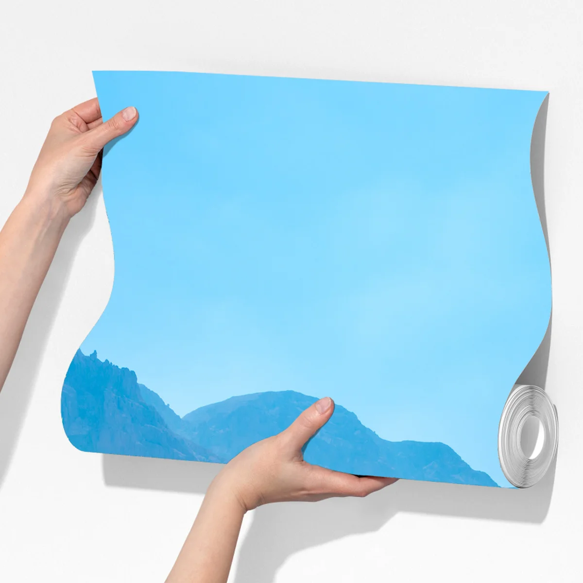 Fototapete türkisfarbene bergoase Fototapete türkisfarbene bergoase