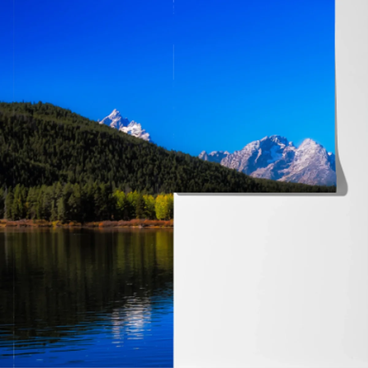 Fototapete herbstliche berge und seenlandschaft Fototapete herbstliche berge und seenlandschaft