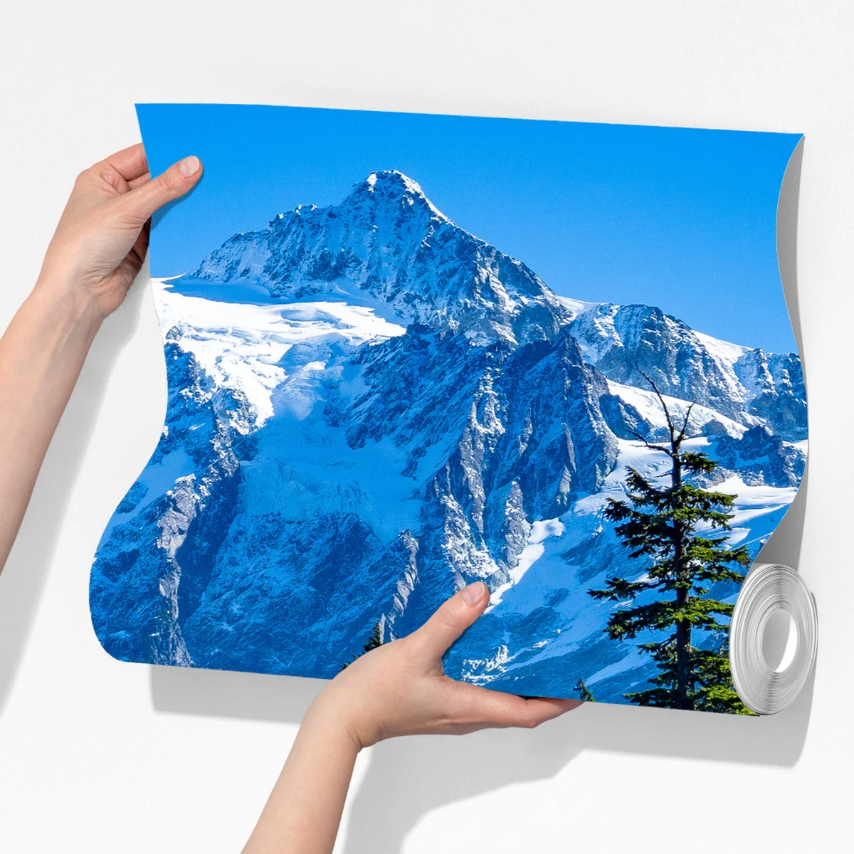 Fototapeta majestatyczne odbicie gór nad jeziorem Fototapeta majestatyczne odbicie gór nad jeziorem