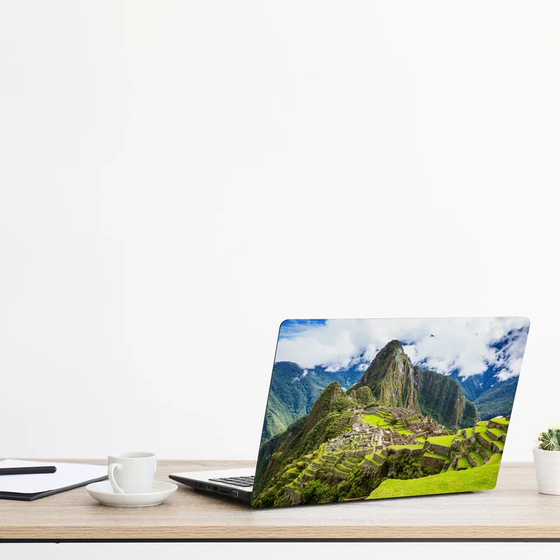 Naklejka na laptopa Machu Picchu starożytne tarasy górskie