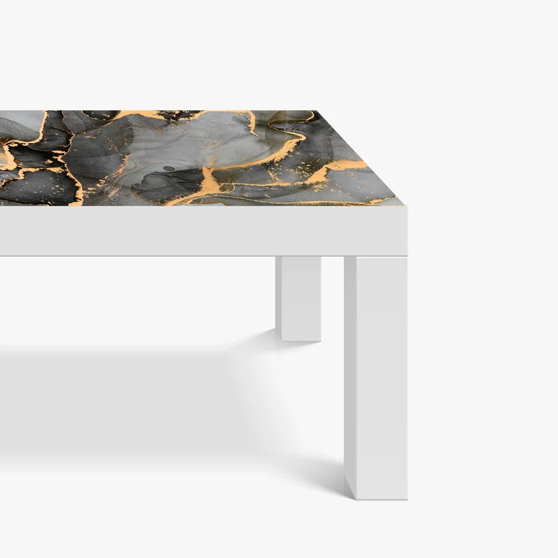 Tischaufkleber und Schreibtischaufkleber rauchiger grauer marmor mit goldenen adern Tischaufkleber und Schreibtischaufkleber rauchiger grauer marmor mit goldenen adern