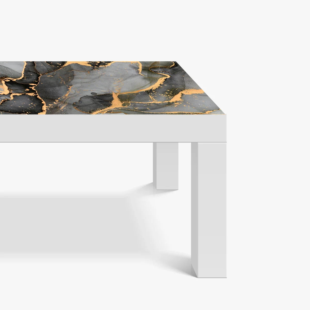 Tischaufkleber und Schreibtischaufkleber rauchiger grauer marmor mit goldenen adern Tischaufkleber und Schreibtischaufkleber rauchiger grauer marmor mit goldenen adern