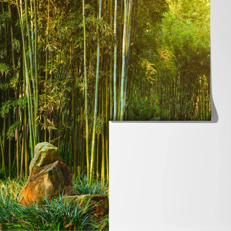 Fototapeta spokojna ścieżka w bambusowym lesie Fototapeta spokojna ścieżka w bambusowym lesie