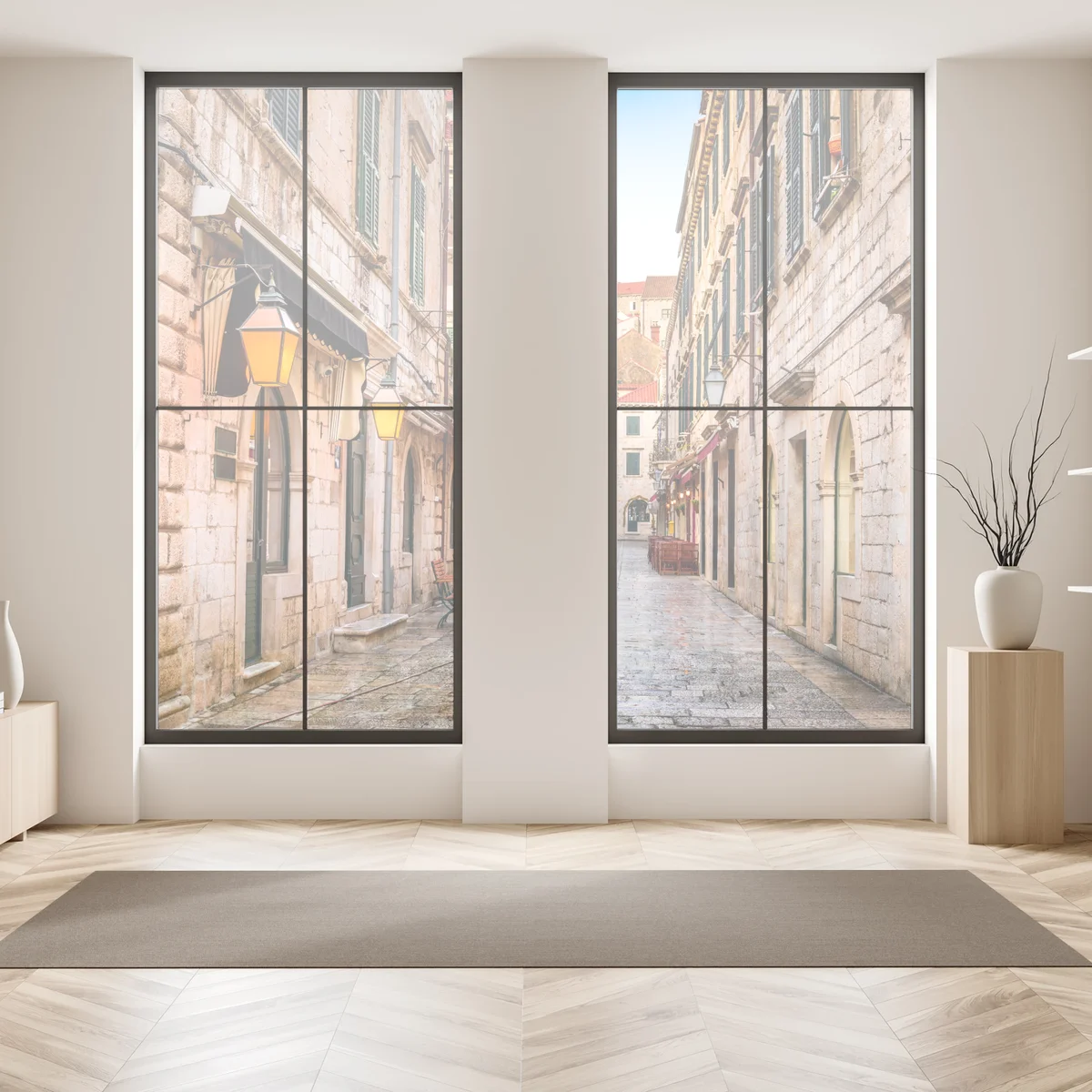 Fensteraufkleber Dubrovnik altstadtgasse Fensteraufkleber Dubrovnik altstadtgasse